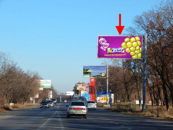 Фото рекламної площини за адресою Симферопольское шоссе-пос. Высокий-пост ГАИ- (въезд в город)