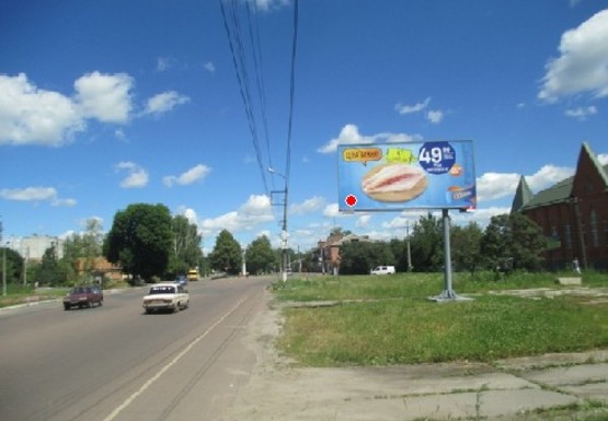 Фото рекламной плоскости по адресу Шевченко ул.- Объездная ул.
