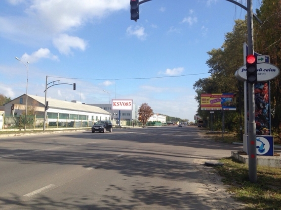 Фото рекламной плоскости по адресу Вишневе, ул.В.Черновола, около магазина Рыбный мир