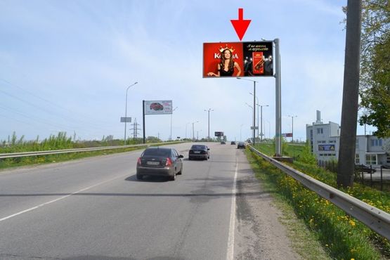 Фото рекламної площини за адресою Клочковская -развязка с окружной (2) въезд в Харьков  со ст. Дергачей