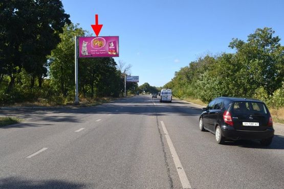 Фото рекламной плоскости по адресу Симферопольское шоссе-пос. Высокий-пост ГАИ-(выезд из города)