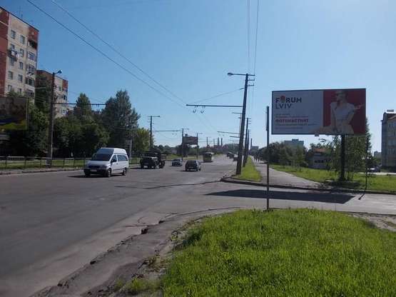 Фото рекламной плоскости по адресу Сихівська, 1 (до вул. Зеленої від ТЦ "Іскра", А)