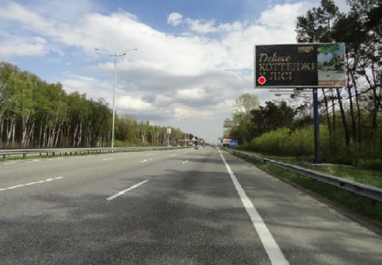 Фото рекламної площини за адресою 27,900 км. автомагистрали Киев - Борисполь