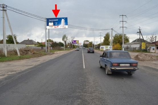 Фото рекламной плоскости по адресу Пр-т Гагарина - развязка с окружной, возле АЗС "ОВИС" (выезд из города)