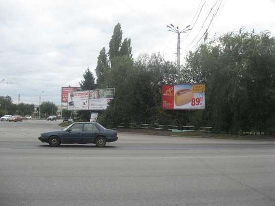 Фото рекламной плоскости по адресу Київське шосе - Європейська вул.