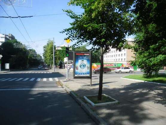 Фото рекламной плоскости по адресу Сумська вул. - Динамівська вул.