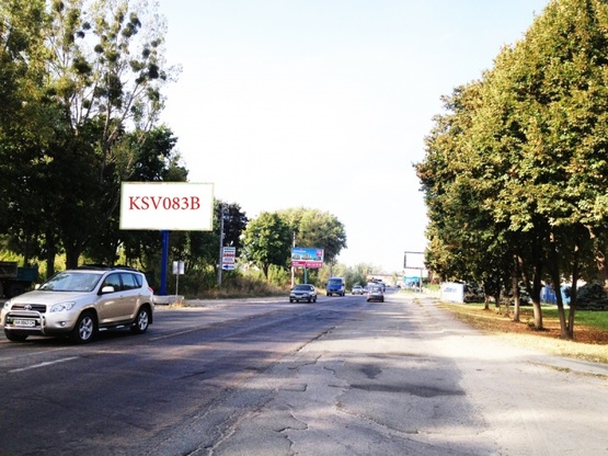 Фото рекламной плоскости по адресу Вишневое, ул.В.Черновола, (автомобильная дорога О101304 Киевское Полукольцо-Крюковщина-Боярка, между автозаправкой КЛО и магазином "Рыбный мир"