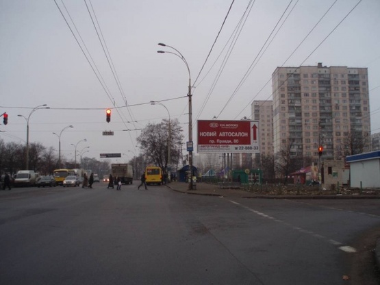 Фото рекламної площини за адресою Правды проспект, 66 универсам "Виноградарь"