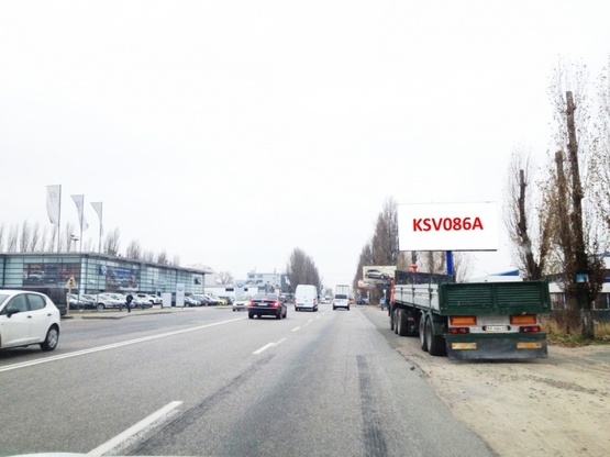 Фото рекламной плоскости по адресу Софиевская Борщаговка,  ул.Киевская, 8A, напротив Автосалона "АвтоЗАЗ" и VW
