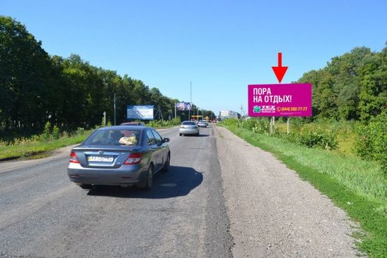 Фото рекламної площини за адресою Салтовское шоссе -развязка с окружной-1- въезд в город со ст. Ст. Салтова