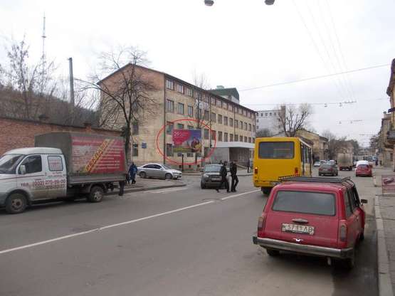 Фото рекламной плоскости по адресу Опришківська - Б.Хмельницкого