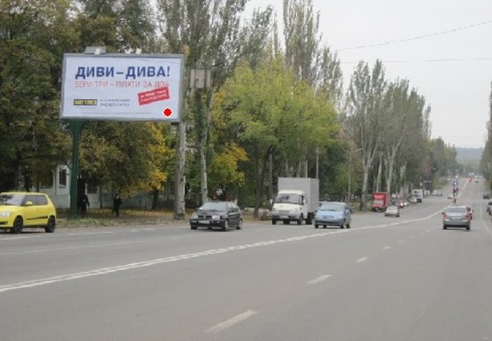Фото рекламной плоскости по адресу Украинская ул., 34