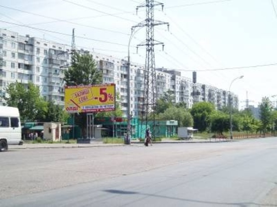 Фото рекламной плоскости по адресу Правды проспект, 66 универсам "Виноградарь"