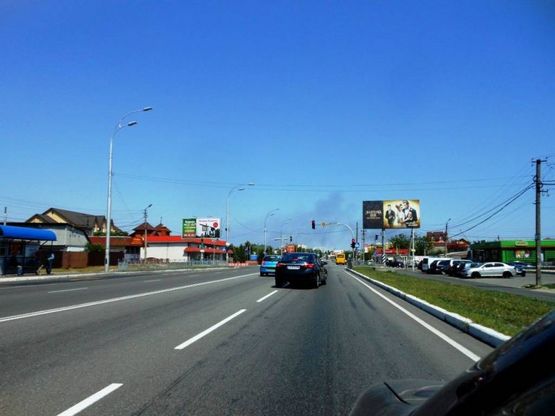 Фото рекламной плоскости по адресу м.Бровари, вул.Київська, 90