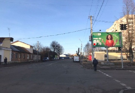 Фото рекламной плоскости по адресу Небесной сотни ул. - Л. Украинки ул., 59