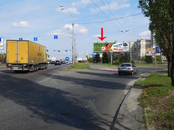 Фото рекламной плоскости по адресу Ватутина пр-т, поворот на б-р Перова, из центра, левая