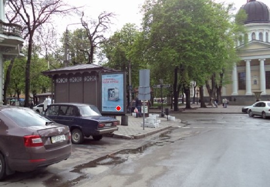 Фото рекламної площини за адресою Греческая ул., 45 - Преображенская ул.