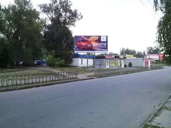 Фото рекламної площини за адресою Подлепы ул.,37а (ЮГОК, рынок "Южный")