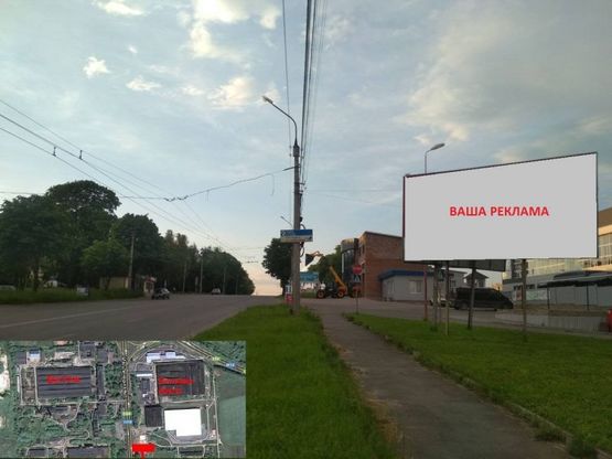 Фото рекламной плоскости по адресу вул. Микулинецька  - РОСТ метал