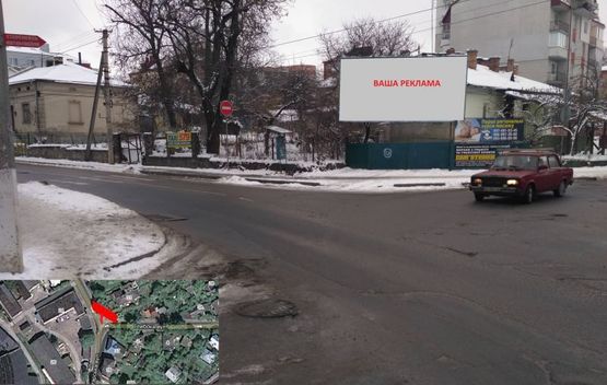 Фото рекламної площини за адресою вул. Татарська - вул. Глибока, за "горбатим мостом"