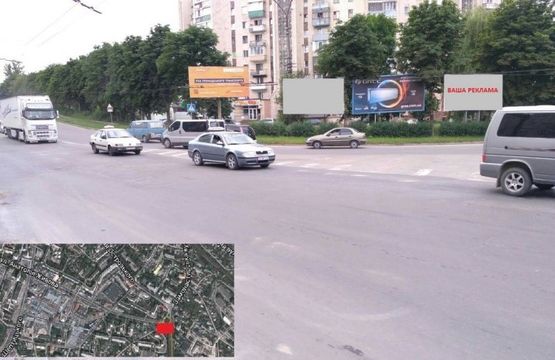 Фото рекламної площини за адресою вул. Живова - поворот на вул. Микулинецька 1-й