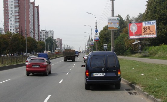 Фото рекламной плоскости по адресу пр-т 50-летия Октября (А)