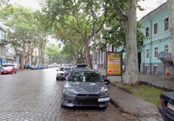 Фото рекламної площини за адресою Пушкинская ул., 30