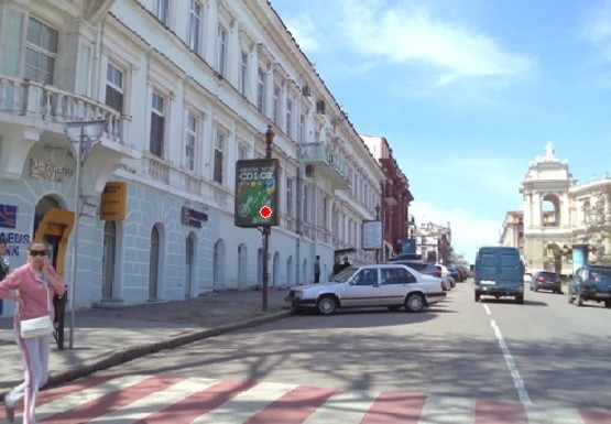 Фото рекламної площини за адресою Ланжероновская ул., 24 - Пушкинская ул., 2