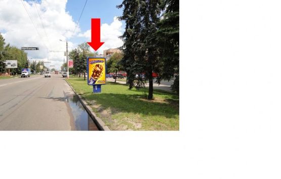 Фото рекламної площини за адресою Киевская ул., 106 (ТРЦ «Глобал», паб «Ірландський», ательє кераміки «Атем»)