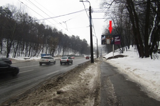 Фото рекламной плоскости по адресу Стеценко ул. (ресторан "Дубки"), в сторону метро "Сырец"