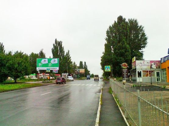 Фото рекламной плоскости по адресу мкр. Солнечный, 7 (ТЦ "АТБ"), дв-е к мкр. Горняцкий