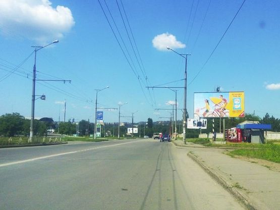 Фото рекламной плоскости по адресу мкр. 7-й Заречный, Десантная ул., 1а ( АЗС "Сентоза", ост."мкр. Заречный")