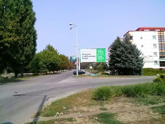 Фото рекламної площини за адресою мкр. Всебратское - 2/65 (гост. "Братислава")