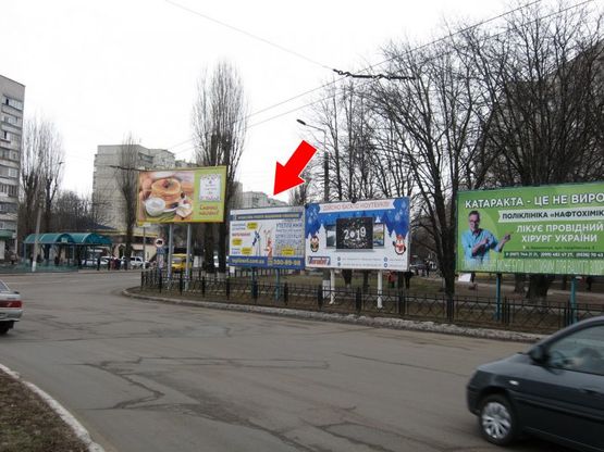 Фото рекламної площини за адресою пр. Лесі Українки (пр. 50 років Жовтня), пр. Полтавський