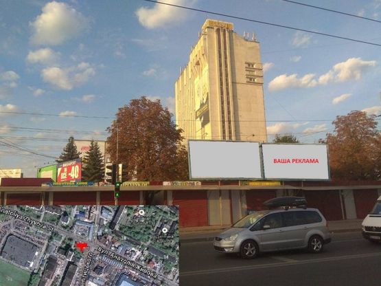 Фото рекламной плоскости по адресу вул. Живова - попри видавництво Збруч 1-й