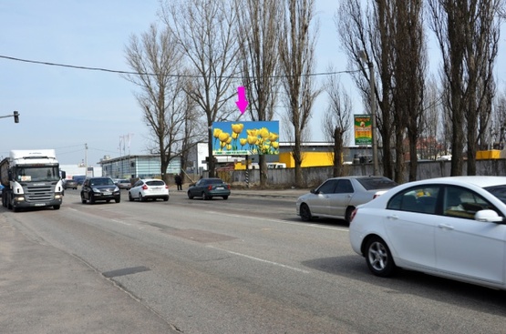 Фото рекламной плоскости по адресу ул. Киевская