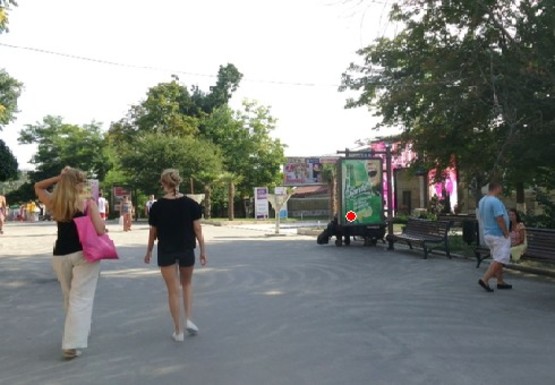 Фото рекламної площини за адресою Центральная аллея пляжа "Аркадия"  (№29)