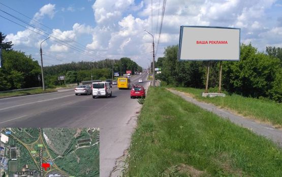 Фото рекламной плоскости по адресу вул. Микулинецька - Кленовий міст