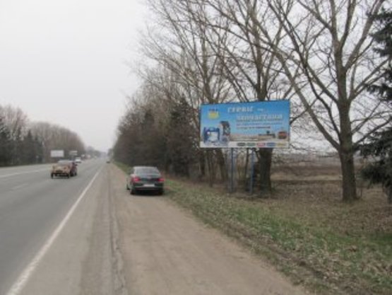 Фото рекламной плоскости по адресу Тисминецька вїзд в Івано-Франківськ                 односторонній