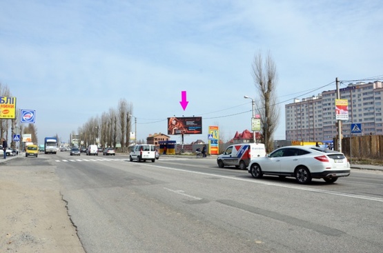 Фото рекламной плоскости по адресу ул. Киевская