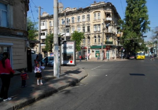 Фото рекламної площини за адресою Канатная ул., 60 - Б. Арнаутская ул.