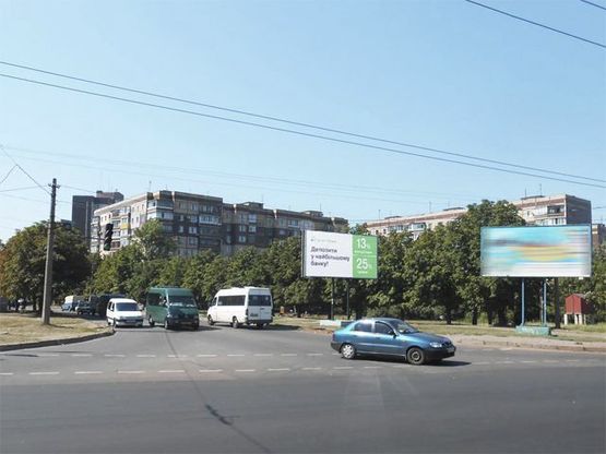 Фото рекламної площини за адресою мкр. Горняцкий, 43 - Николая Свитальского ул.,  дв-е к мкр. Солнечный