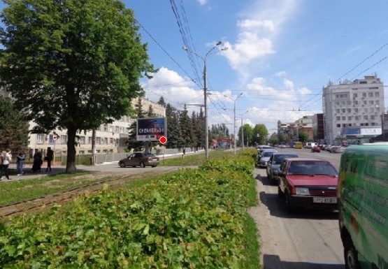 Фото рекламной плоскости по адресу Пирогова ул., 46 [25] (BackLit)