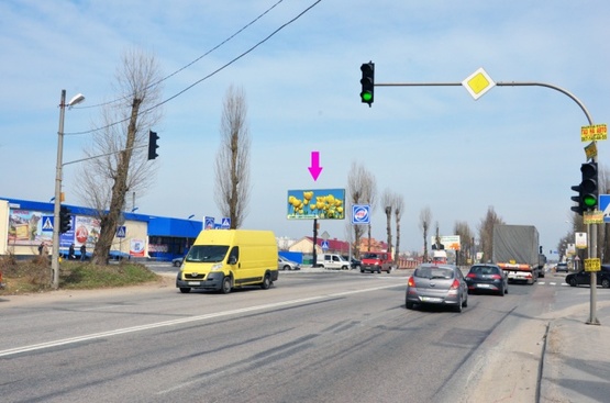 Фото рекламной плоскости по адресу ул. Киевская