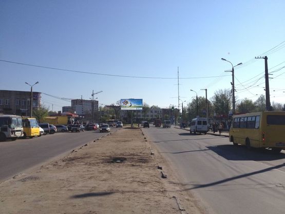 Фото рекламной плоскости по адресу вул. Барське шосе