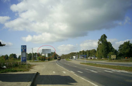 Фото рекламної площини за адресою Хмельницьке шосе (виїзд Вінниця) дл.