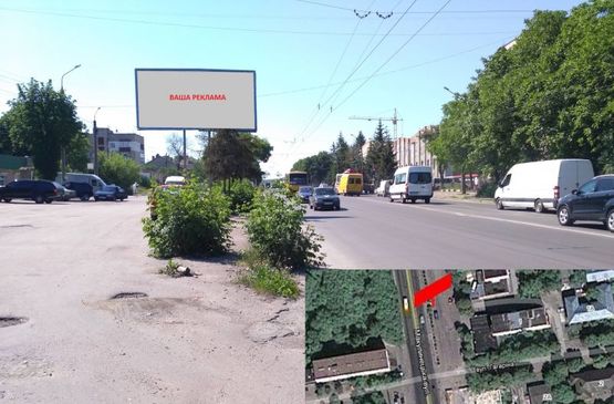 Фото рекламной плоскости по адресу вул. Микулинецька - СТО "4 на 4"