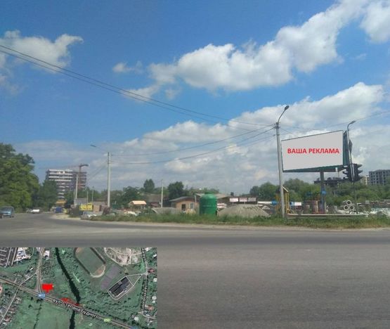 Фото рекламной плоскости по адресу вул. Будного - поворот на центральний ринок (зправа)