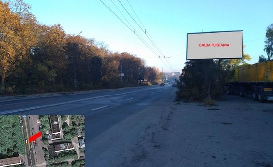 Фото рекламной плоскости по адресу вул. Микулинецька - СТО "4 на 4"