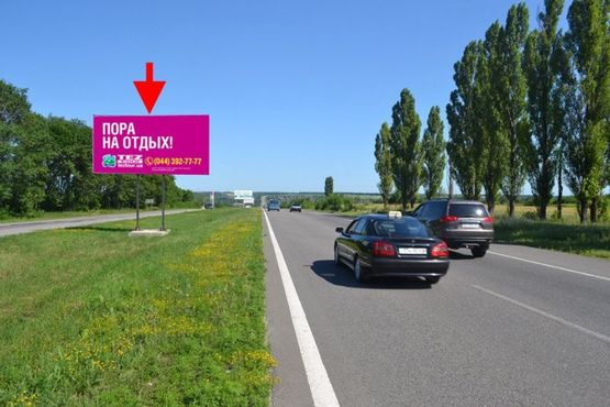 Фото рекламної площини за адресою Московский пр-т - Ростовская трасса - АЗС Аэлита-2-выезд из города